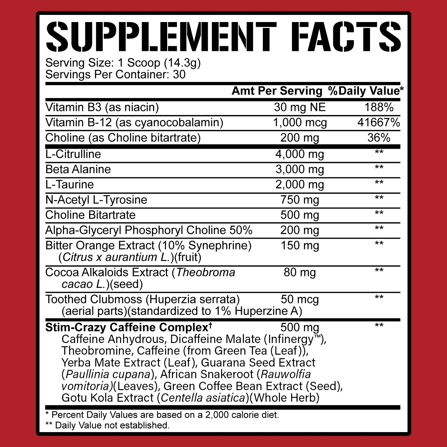5150 High Stimulant Pre-Workout - Image 26