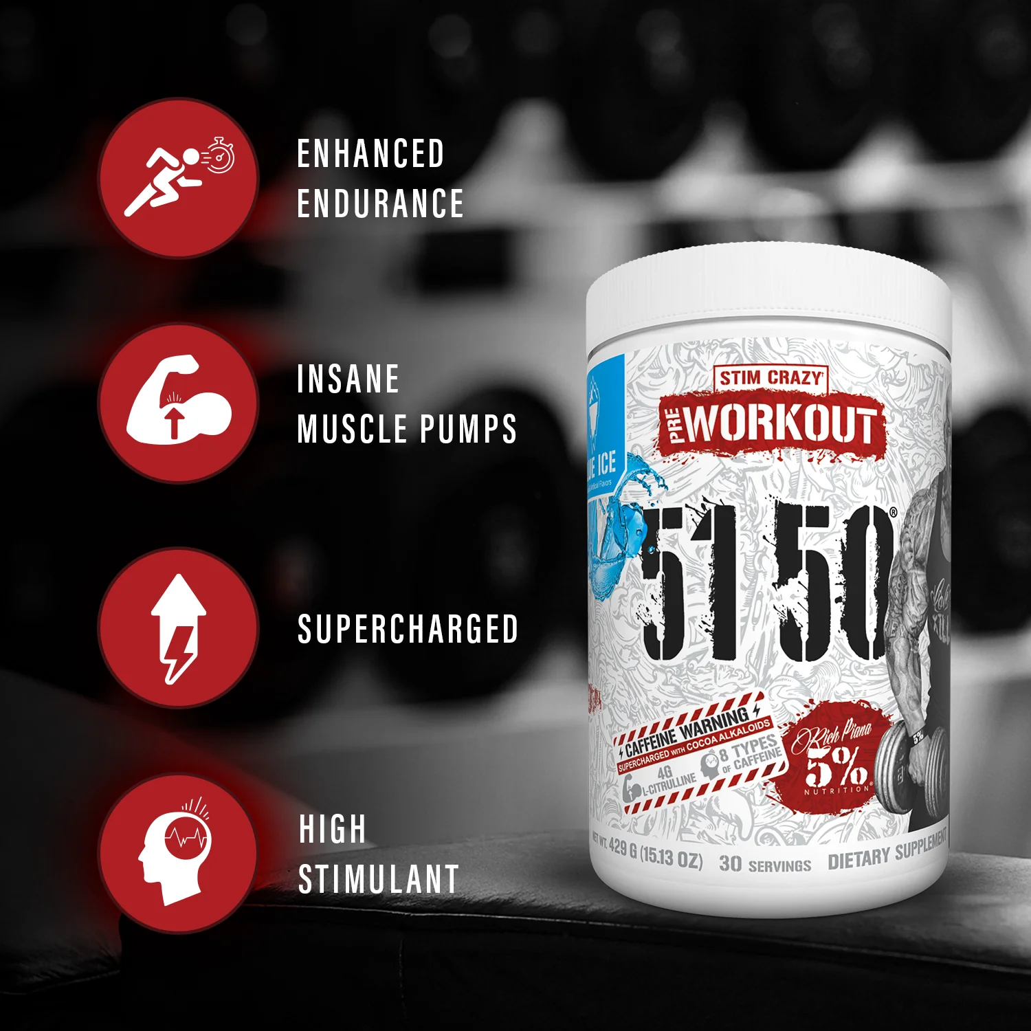 5150 High Stimulant Pre-Workout - Image 3