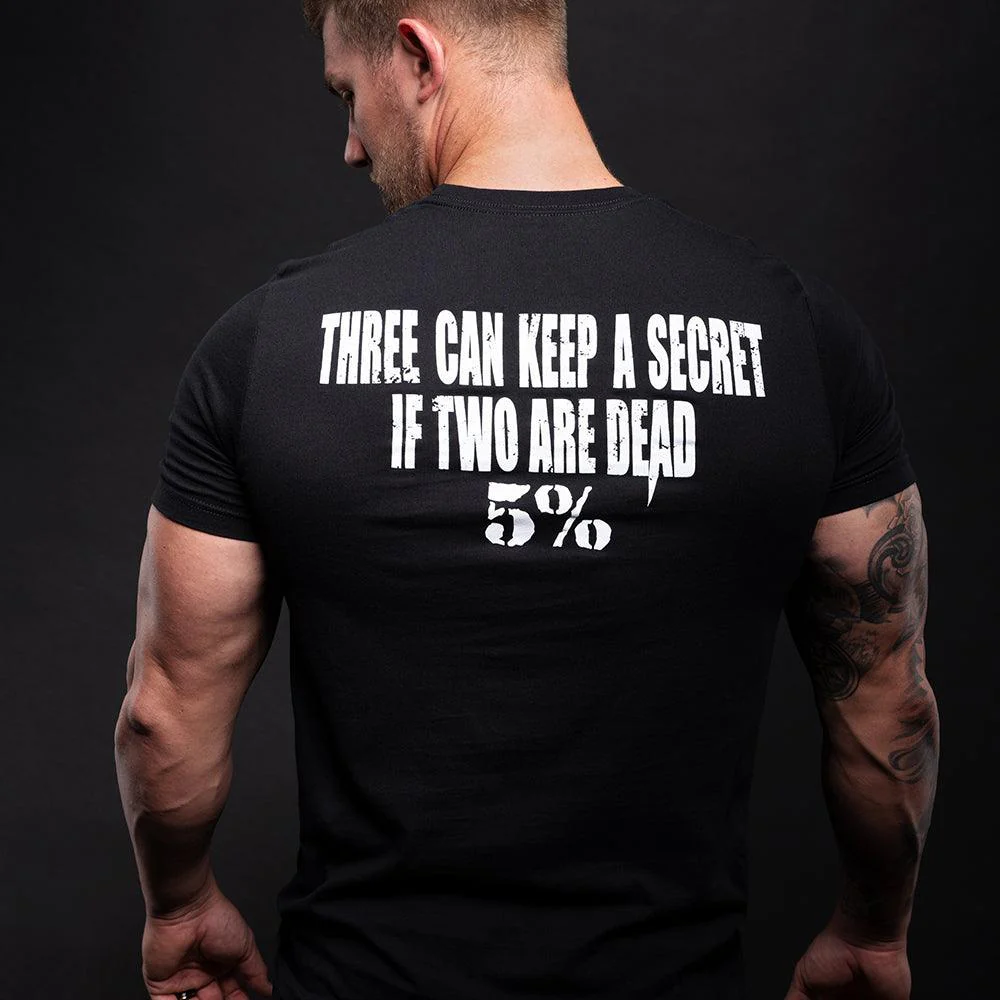 KEEP SECRET, Black T-Shirt - Image 5